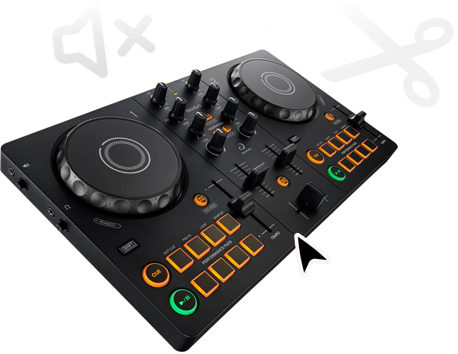 DJ stem splitter workflow visual