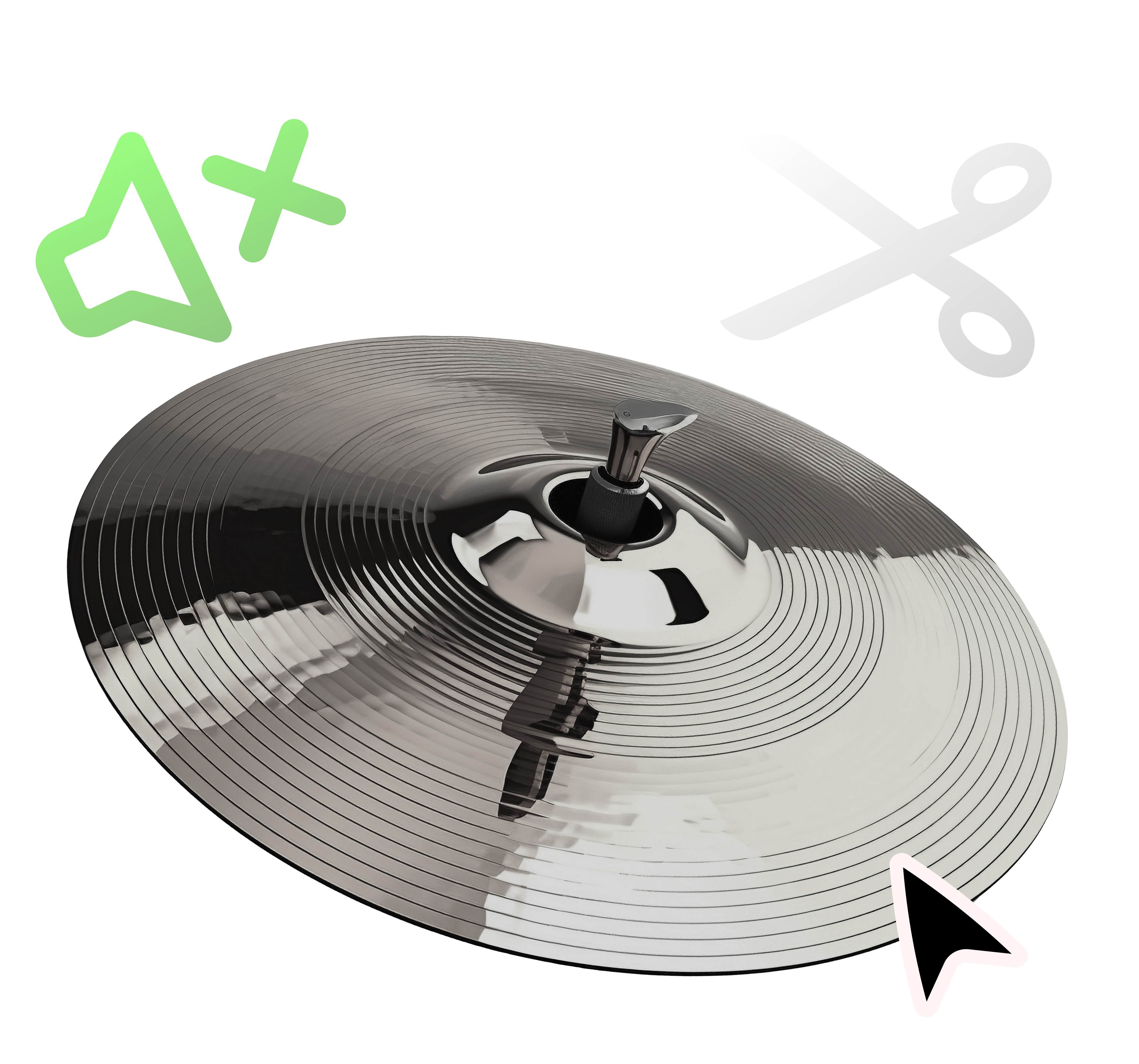 Drumless track workflow visual